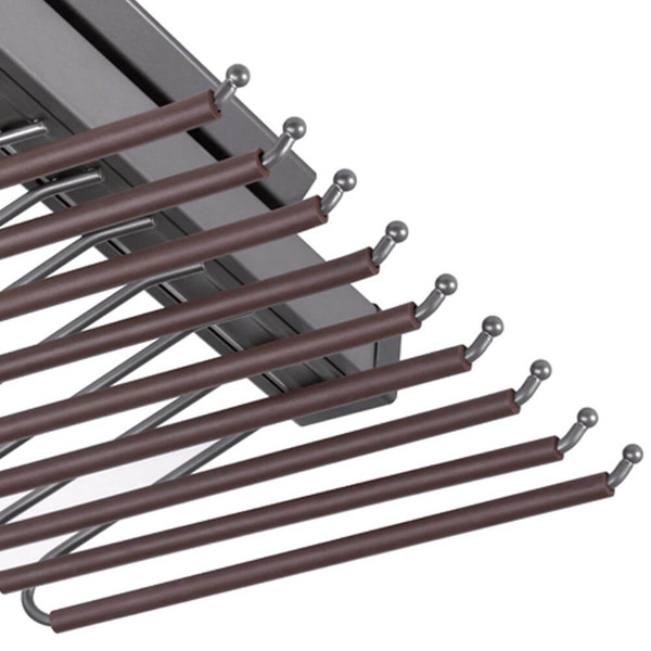 Higold A Series Grey Top Mounted Trouser Holder for 400mm Wardrobe Cabinet Australia