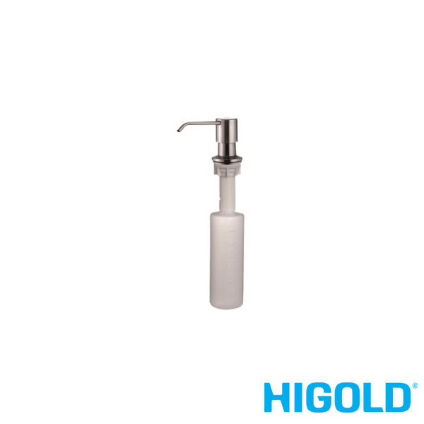 Higold Stainless Steel Hand Soap Dispenser with 300mL Plastic Bottle for Kitchen Sinks, Australia.