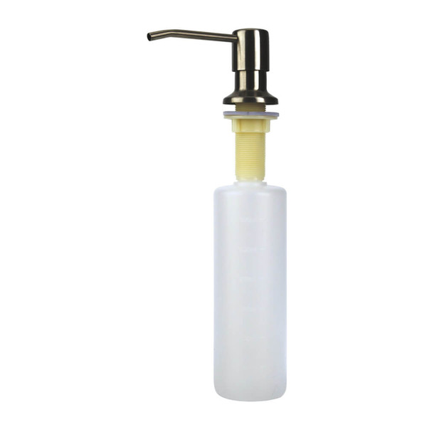 Higold Stainless Steel Hand Soap Dispenser with 300ml Plastic Bottle for Modern Kitchen Sinks in Australia