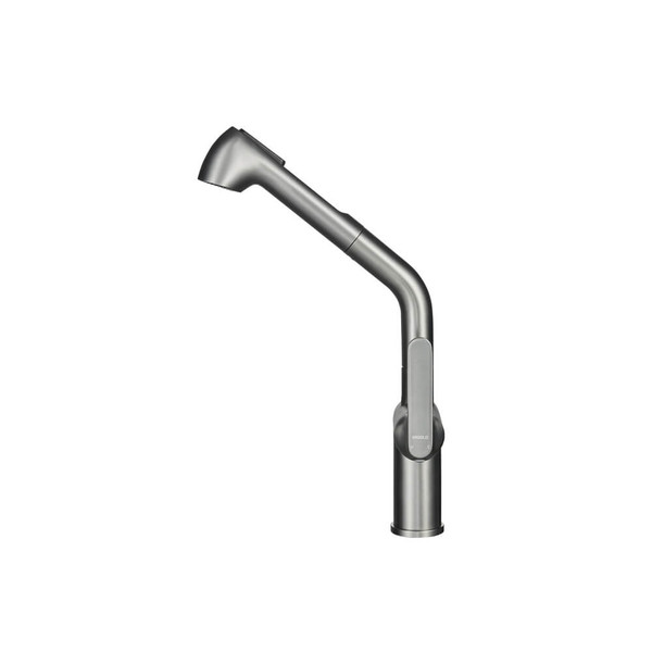 Modern BN4.0 PVD Grey Kitchen Mixer Tap with Fixed Spout and Zinc Alloy Body for Renovator Store Australia.