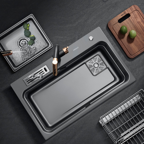 BL2-800Mm-Dual-Step-Single-Bowl-Workstation-Sink-With-Accessories_1