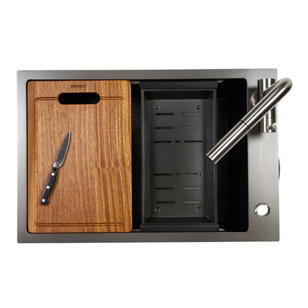 Higold-Side-Mounted-Kitchen-Sink-Chopping-Board-Colander