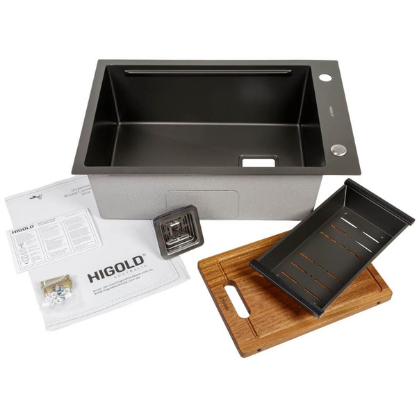 Stainless-Steel-Side-Mounted-Single-Bowl-Workstation-Kitchen-Sink-Set