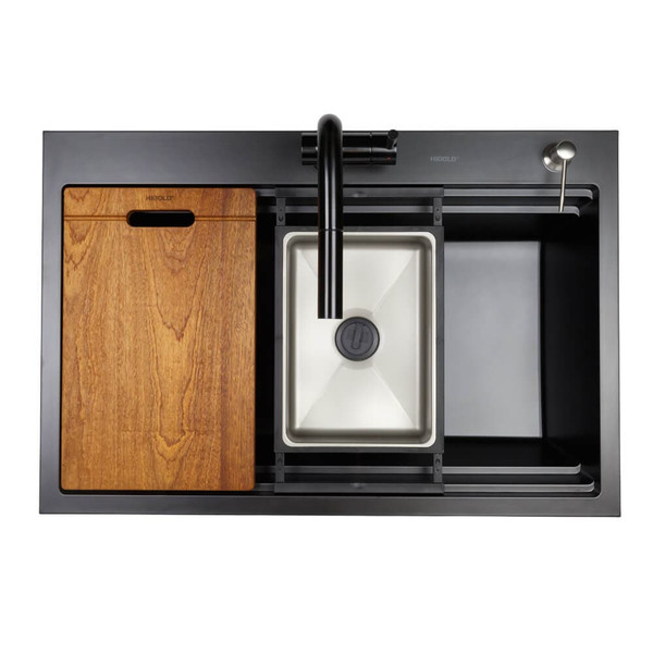 Granite-Composite-Sink-Soap-Dispenser-Chopping-Board-Colander