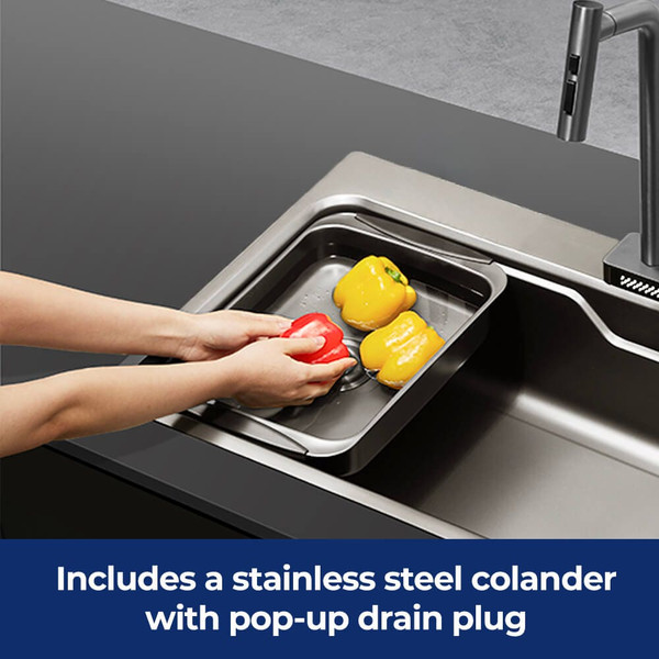 Higold-Practical-Kitchen-Sink-Accessories-Colander-With-Popup-Waste2