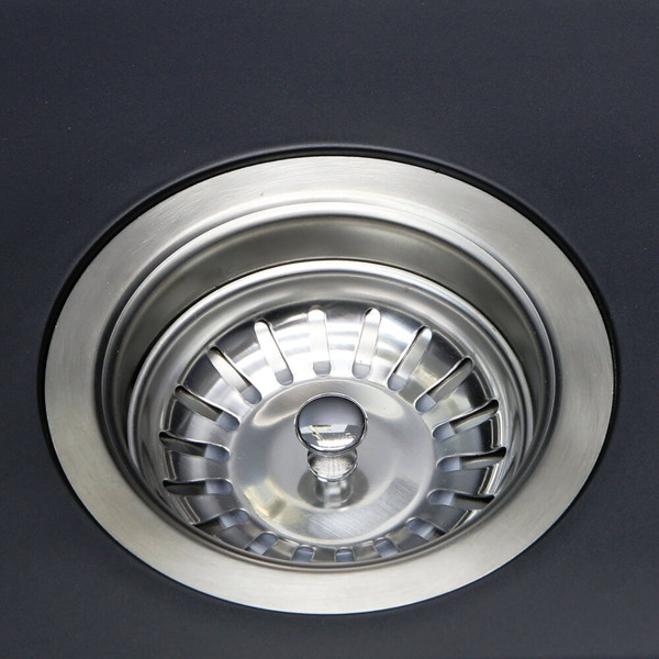Modern Higold Black Granite Composite Double Bowl Kitchen Sink, Premium Undermount or Topmount Stone Sink for Australian Homes