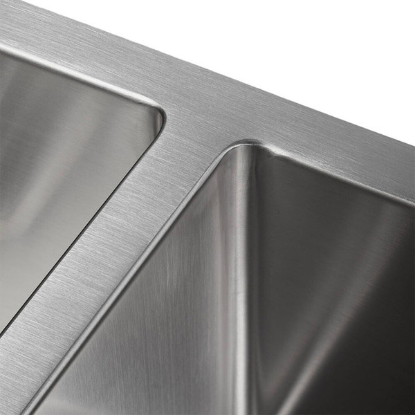 Modern Stainless Steel Single Bowl Kitchen Sink with Smooth Rounded Edges, Durable and Easy to Clean Hand-made Sink Australia