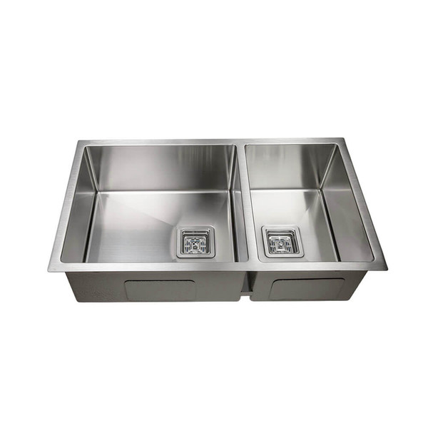 Higold 800mm Double Bowl Stainless Steel Kitchen Sink for Multitasking - Australia