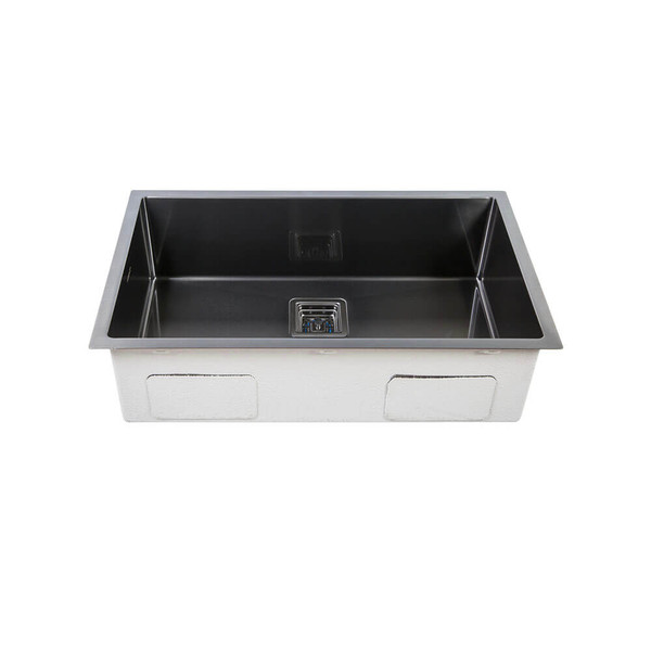 Higold Large Capacity Kitchen Sink in Gunmetal Finish, Modern Stainless Steel Sink Australia