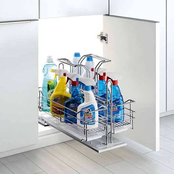 Higold Undersink Pull-Out Cleaning Storage Caddy with Soft Close and Wire Baskets for Kitchen Cabinets Australia
