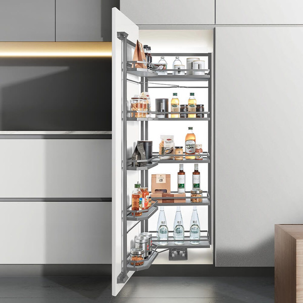 Higold Diamond PRO Open Out Tandem Pantry Unit with Soft Close for Hinged Door Kitchen Cabinets Renovator Store Australia