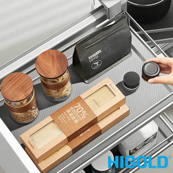 Matte Grey Blind Corner Kitchen Cabinet Storage Pull Out Baskets for Modern Kitchen Organisation Australia