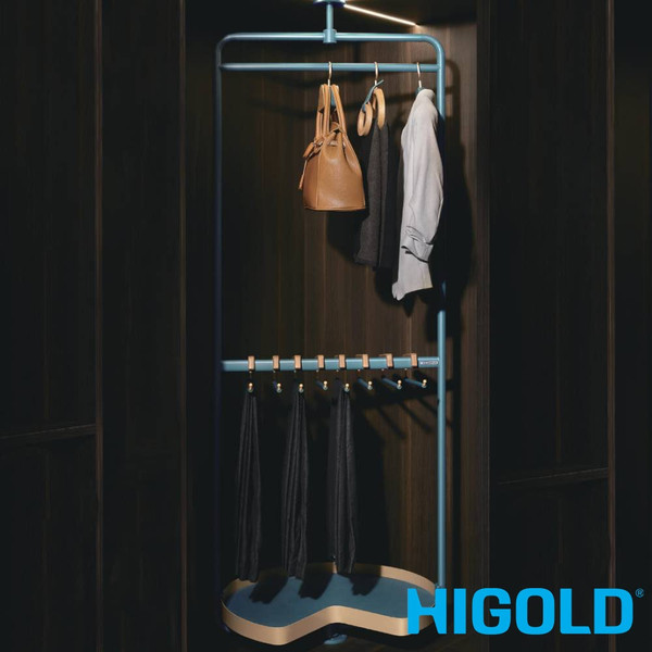 Higold B Series Tiffany Teal Rotating Wardrobe Shoe Rack Organiser for Modern Australian Closets
