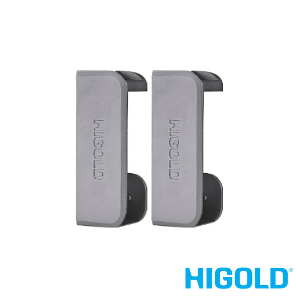 Higold A Series Grey Wardrobe Hanging Rod Brackets for Closet Rail Organization Australia