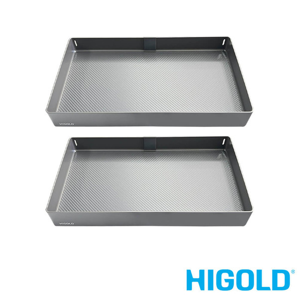 Modern 2-Tier Underbench Pull Out Kitchen Storage Trays by Higold Shearer Pro available in Australia.