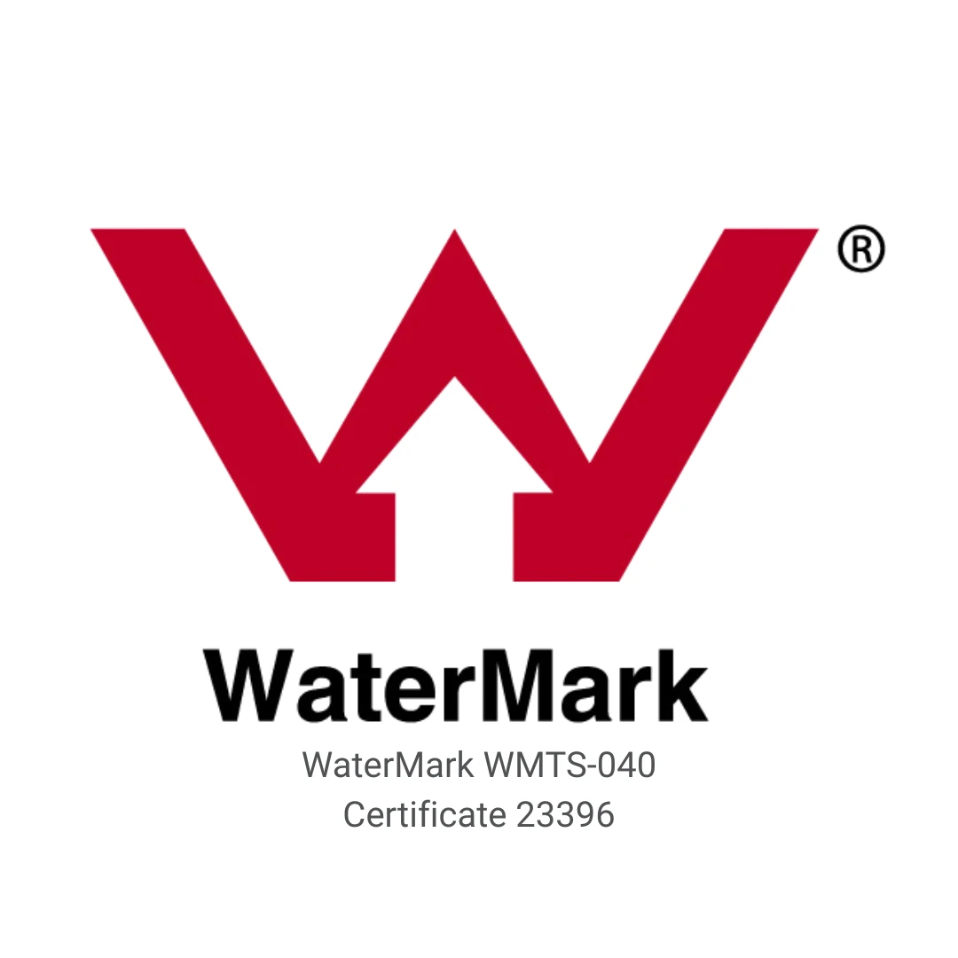 WaterMark WMTS-040 Certificate 23396 Logo