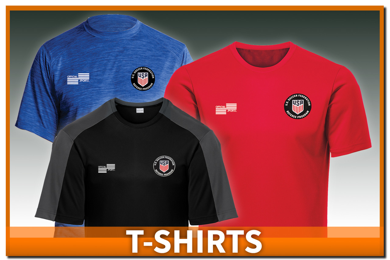 Referee Tee Referee Apparel - Training Essentials - T-Shirts - Official Sports ...