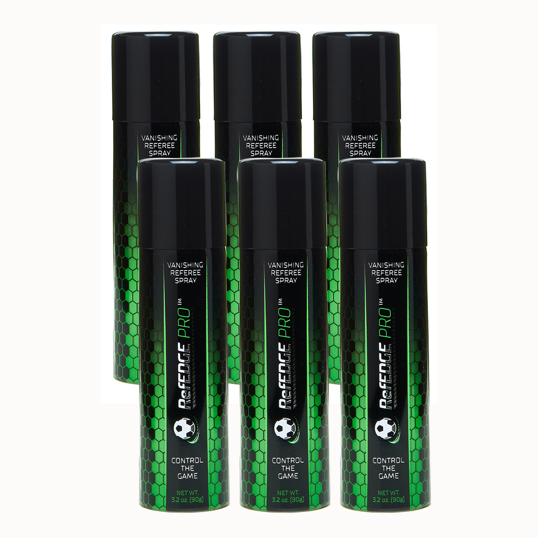 7017 6 Cans RefEDGE PRO Spray Can 3.2 oz - Official Sports
