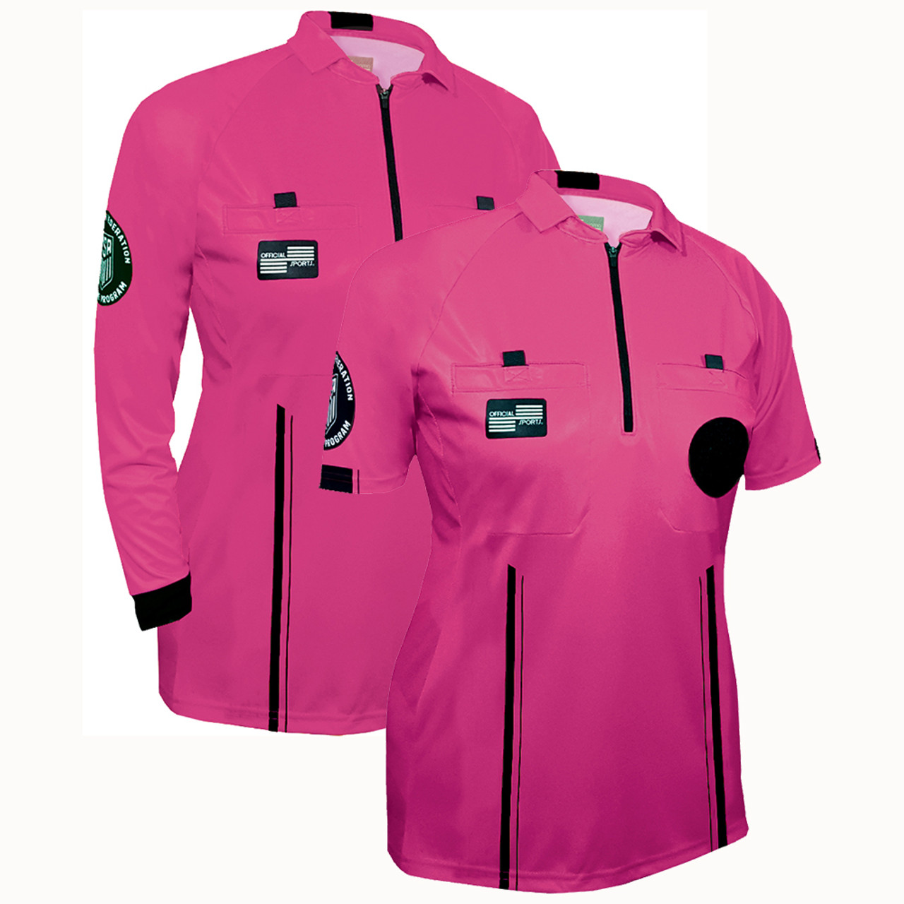 Pink sales referee shirt