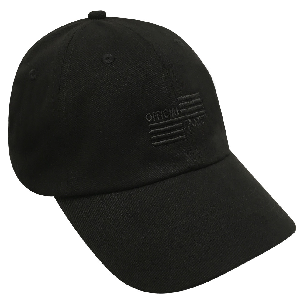 3024B Black Low Fit Cap W/Black OSI - Official Sports International