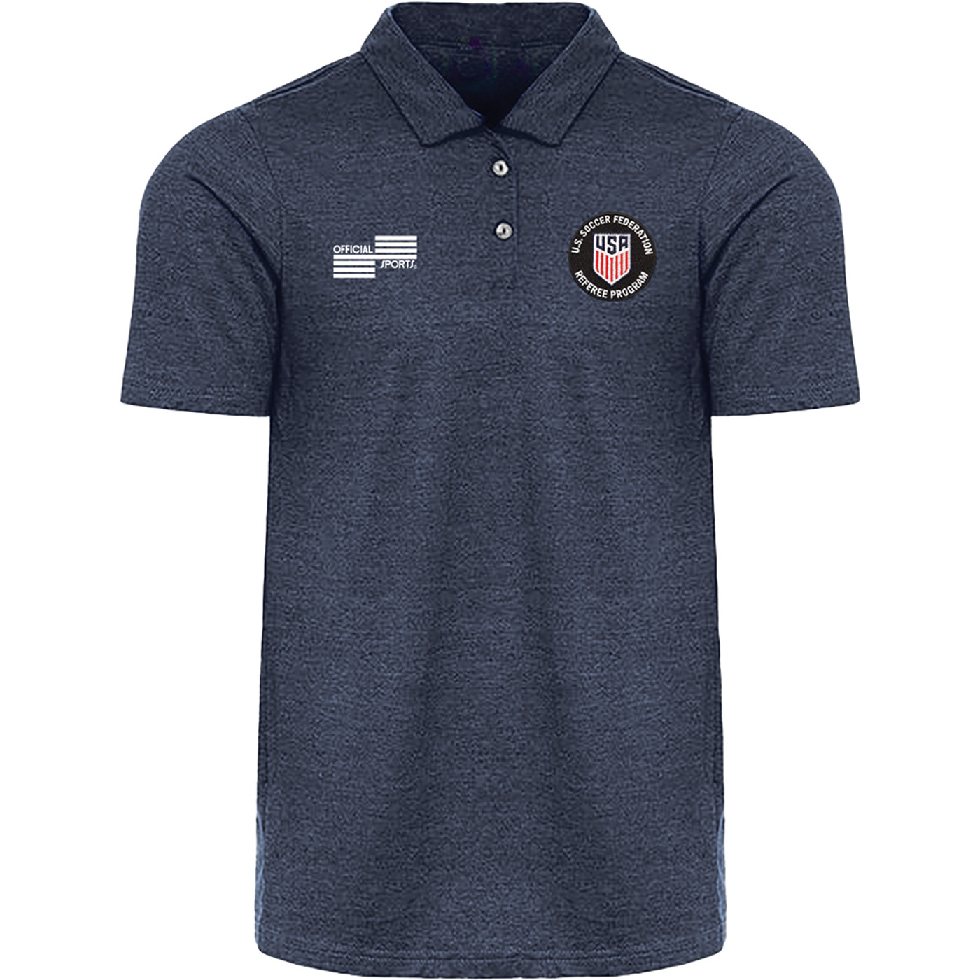 2420CL USSF Heather Blend Polo