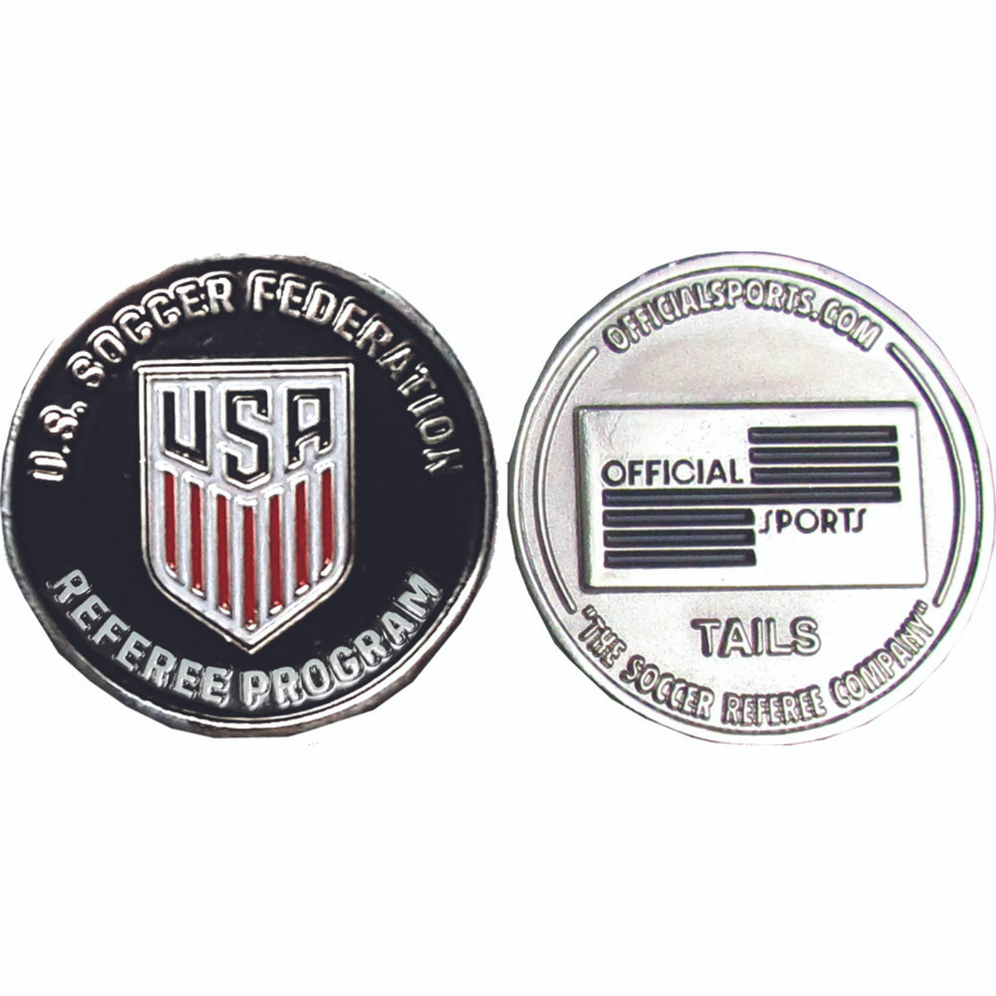 7007 U.S. Soccer Silver Flip Coin