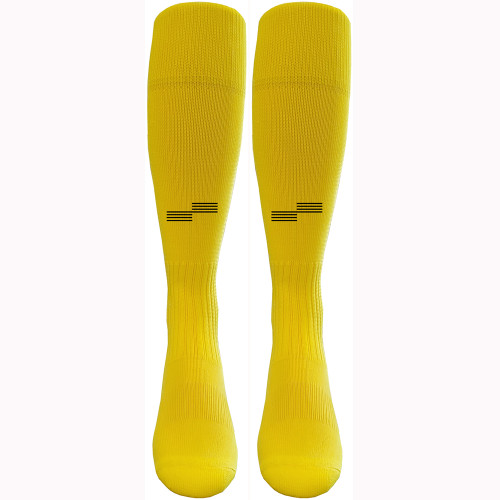 1303Y Solid Yellow Sock with Black OSI Logo