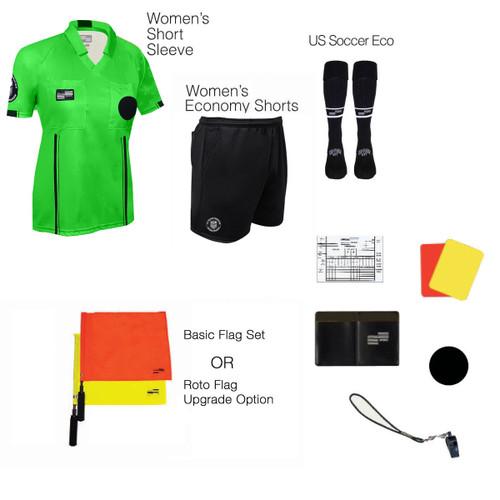 W1816G Women's Green Shirt 10 Piece USSF Starter Kit