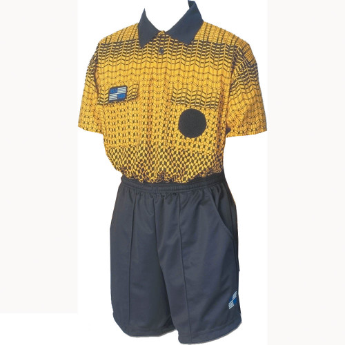 5013NC Old NISOA Coolwick SS Gold Grid Shirt