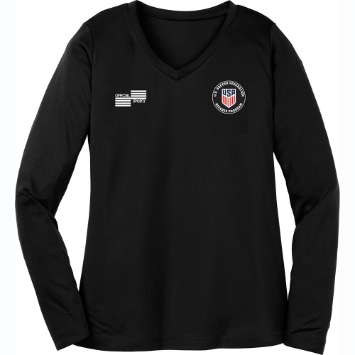 2223CL USSF Quarter Zip Long Sleeve - Official Sports International