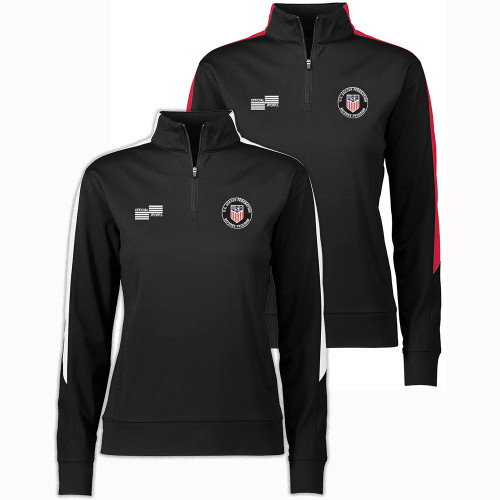 W2334CL USSF Women's Midweight Element 1/4 Zip W2334CL USSF Women's Midweight Element 1/4 Zip