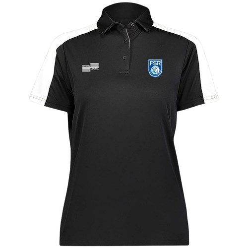FLW2411 FSR Women's White Block Polo