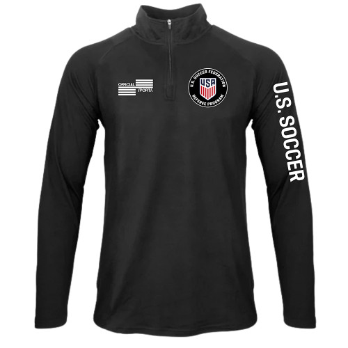 ロゴ刺繍 長袖サッカー　レフリーシャツ US古着 USSF 80S Referee Apparel - USSF Apparel - USSF 1/4 Zips - Page 1 - Official