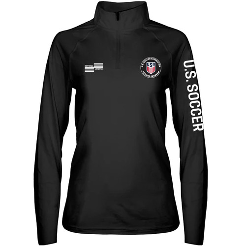 2337CL USSF Fleece 1/4 Zip - Official Sports International