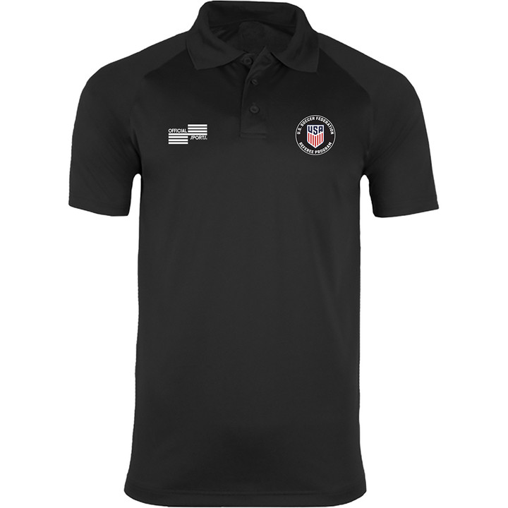 2418CL USSF Solid Wicking Golf Shirt