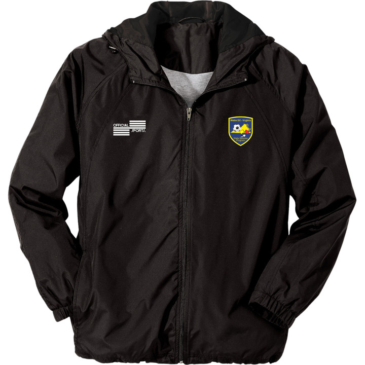 VA1228J MDCVA Black Rain Jacket