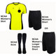 W9960Y NCAA Approved Women's Yellow Kit