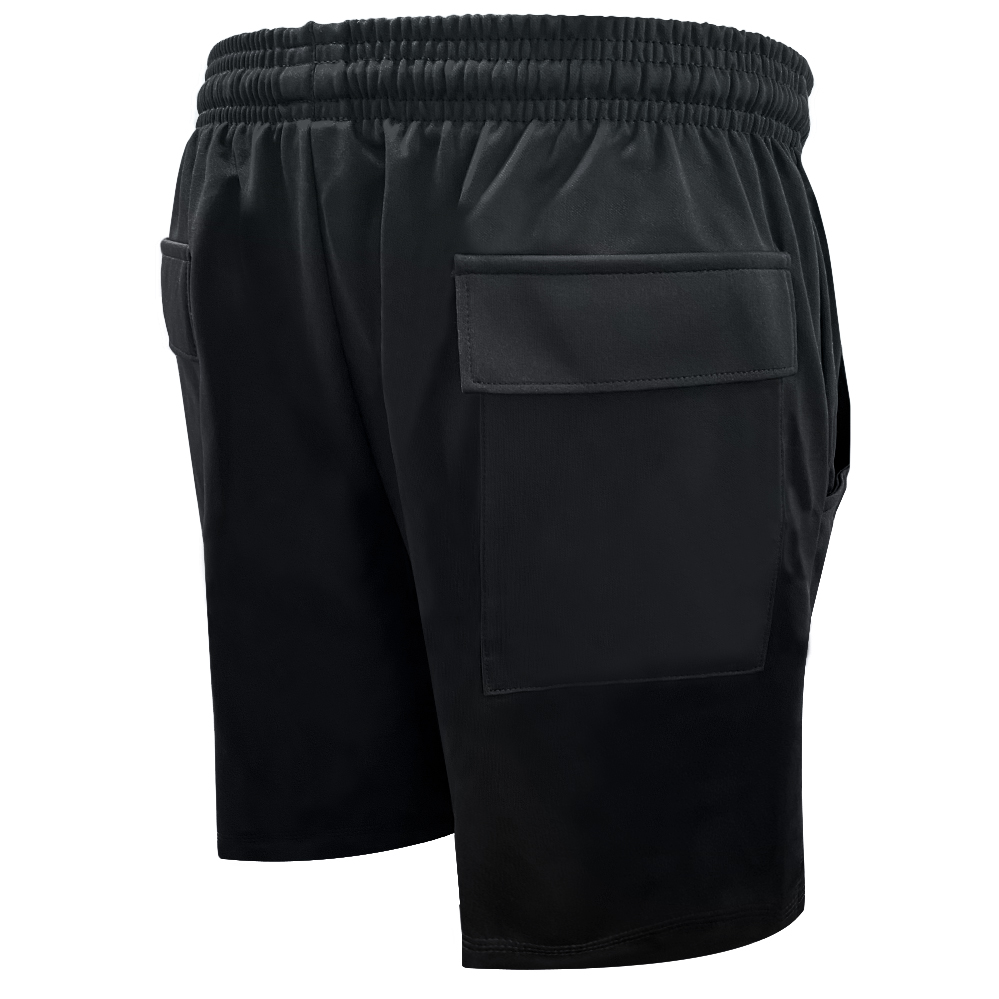 NEXUSVII.×COPANO 86 AFRICAN EZ SHORTS Shorts Man OPTIMAL SHORT Sport Shorts BLACK
