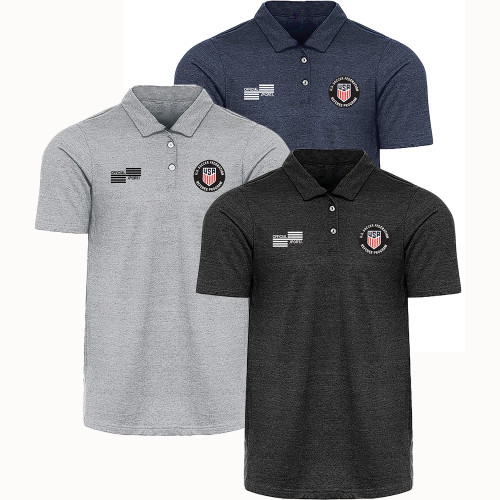 2420CL USSF Heather Blend Polo - Official Sports International