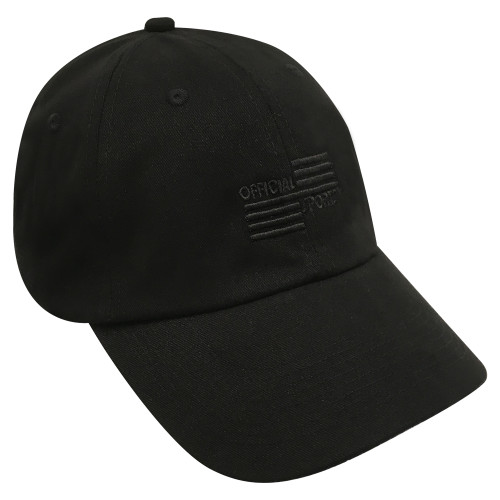 3024B Black Low Fit Cap W/Black OSI - Official Sports International