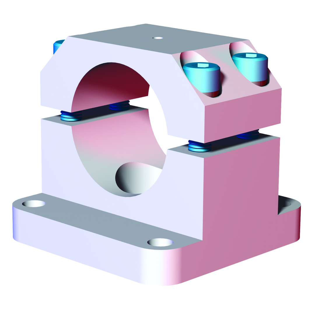 CPI-KL-60-78F - Flange Clamp 60mm Diameter