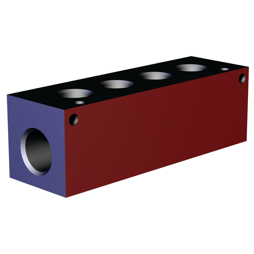 CPI-MMB-4P : Block Style Manifold (1 in/4 out)