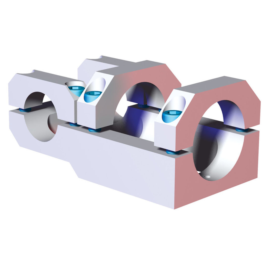 CPI-TCA-60M-40M : TCA Ø60mm to Ø40mm T-Clamp Bracket Assembly