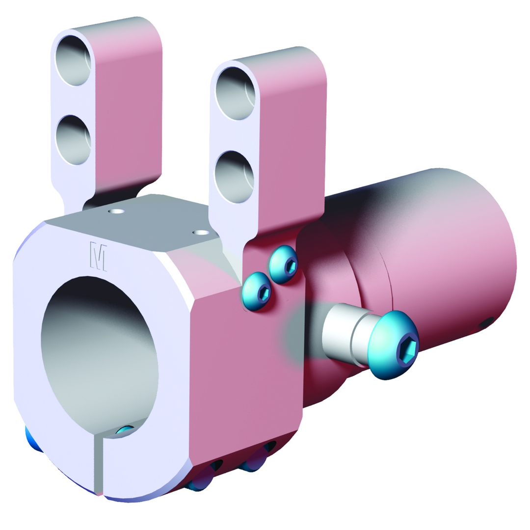 CPI-RDC-40-E4-K2-HF - Bayonet w/ External 4 Port High Flow Air Block, Keyed K2