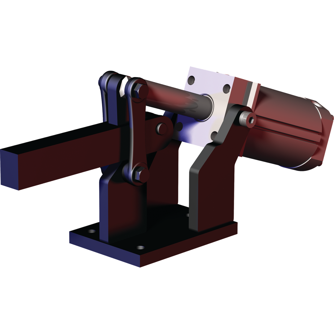 858 - Kraftspanner, pneumatisch, Kniehebel, Spannarm lang, Schwerlast | DESTACO