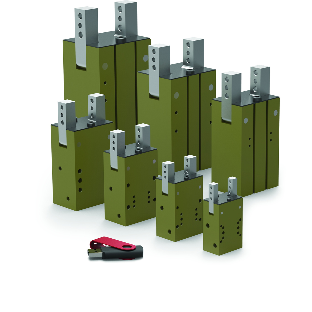 CT-40M-V - Angular Pneumatic Gripper