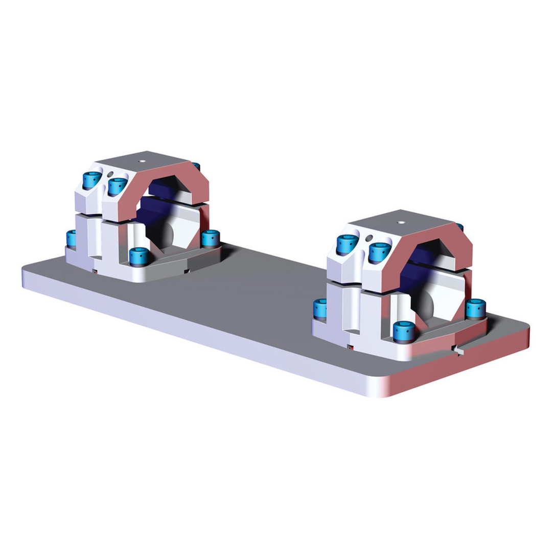 BM1-60-SE-R01 - Single Extrusion 60mm with Robot Interface Bolt Pattern
