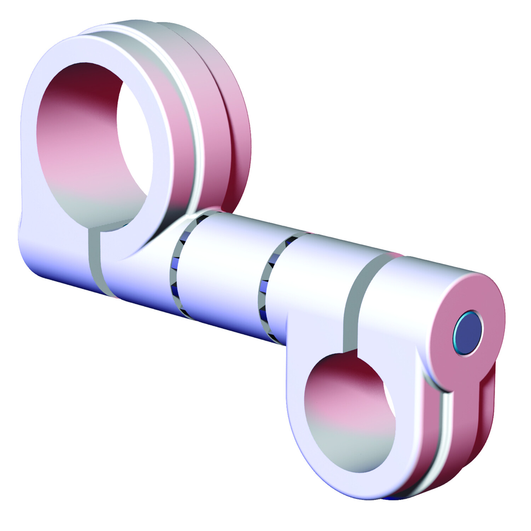 CPI-SA25-40-25-75 : Single bolt swivel arms are used to mount 1.50” tubes to 1.00” tubes.