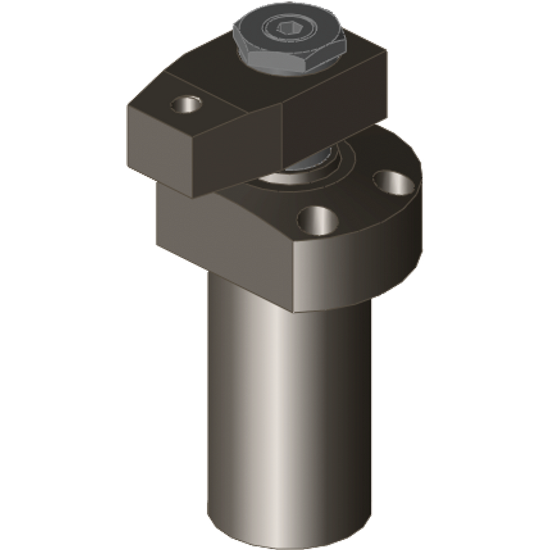 727D32123-5 - Hydraulic, Swing clamp base flange stroke 12mm