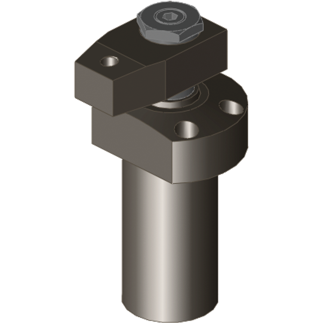 727D32123-5 - Hydraulic, Swing clamp base flange stroke 12mm